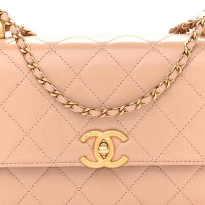 Chanel Calfskin Quilted Perfect Fit Flap Beige 8 of 11