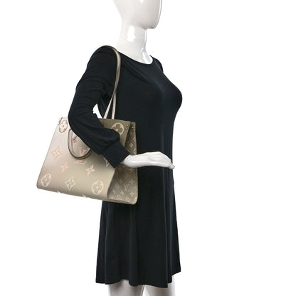 Louis Vuitton Monogram Giant Spring In The City OnTheGo MM Sunset Kaki 2 of 8