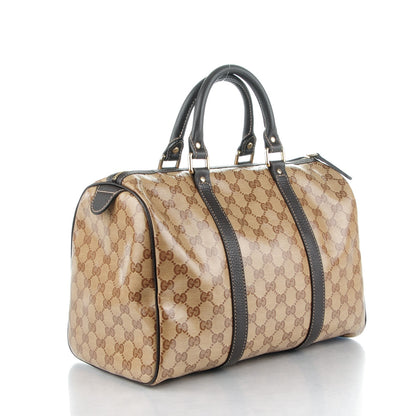 Gucci Crystal Monogram Medium Joy Boston Dark Brown 3 of 7