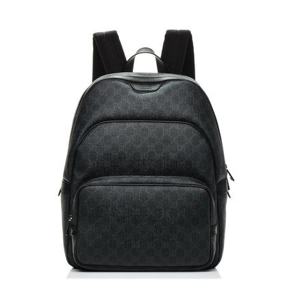 Gucci GG Supreme Monogram Medium Day Backpack Grey Black 7 of 13