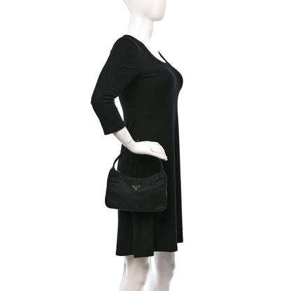 Prada Tessuto Nylon Sport Mini Shoulder Bag Black 2 of 8