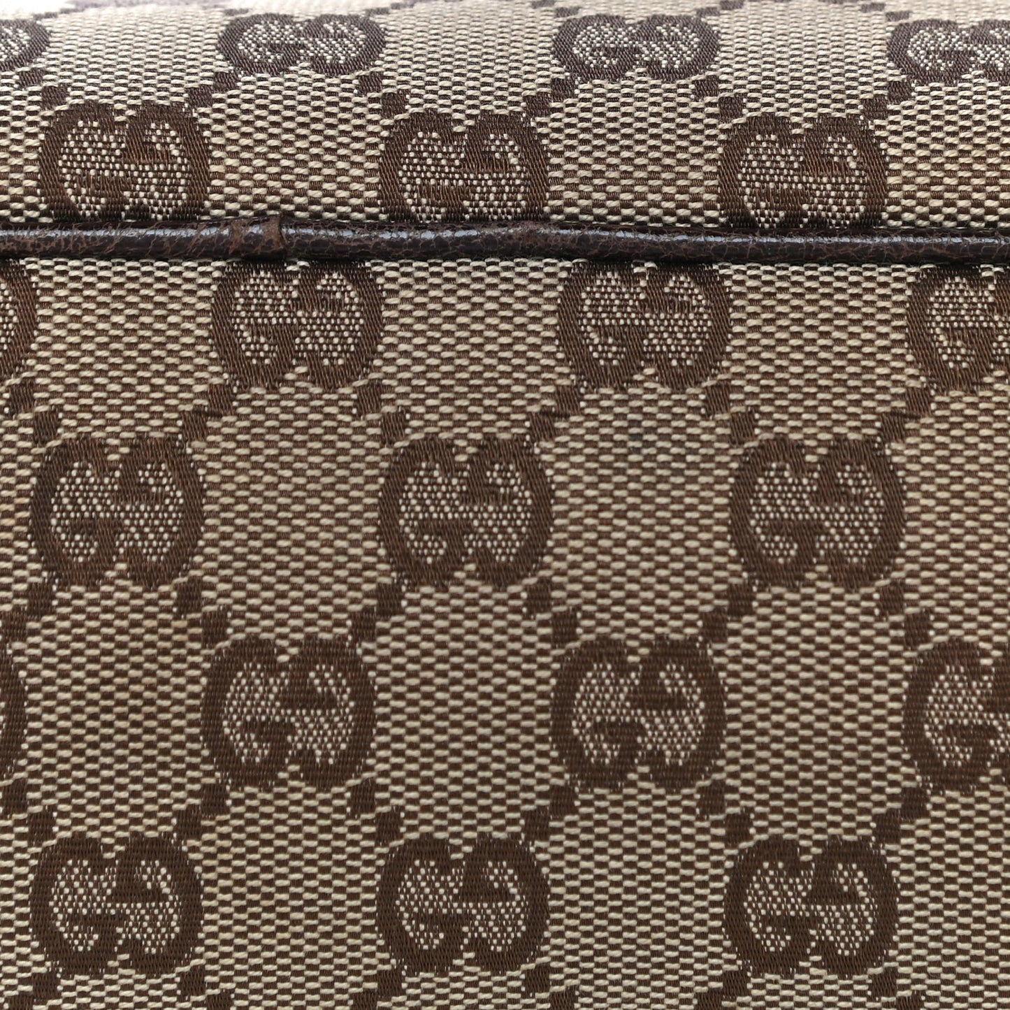 Monogram Signature Tote Dark Brown