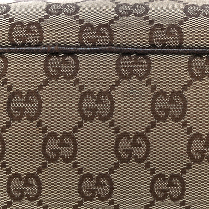 Gucci Monogram Signature Tote Dark Brown 14 of 41