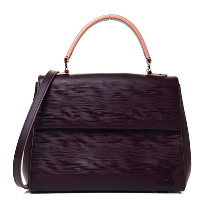 Louis Vuitton Epi Cluny MM Prune Rose Poudre 1 of 8