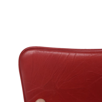 Chanel Crumpled Calfskin Quilted Medium Casual Rock Flap Red 8 of 22