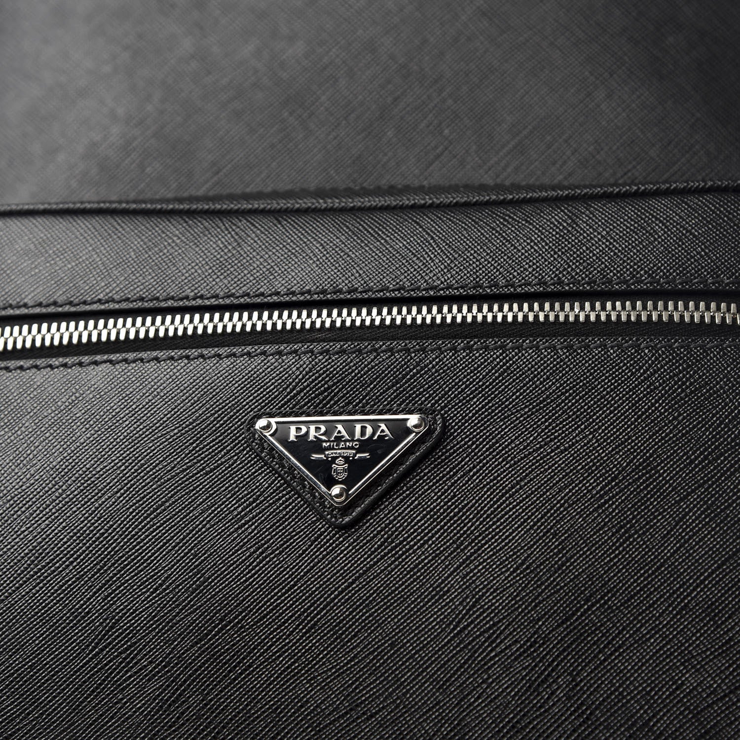 Prada Saffiano Travel Backpack Black 6 of 10