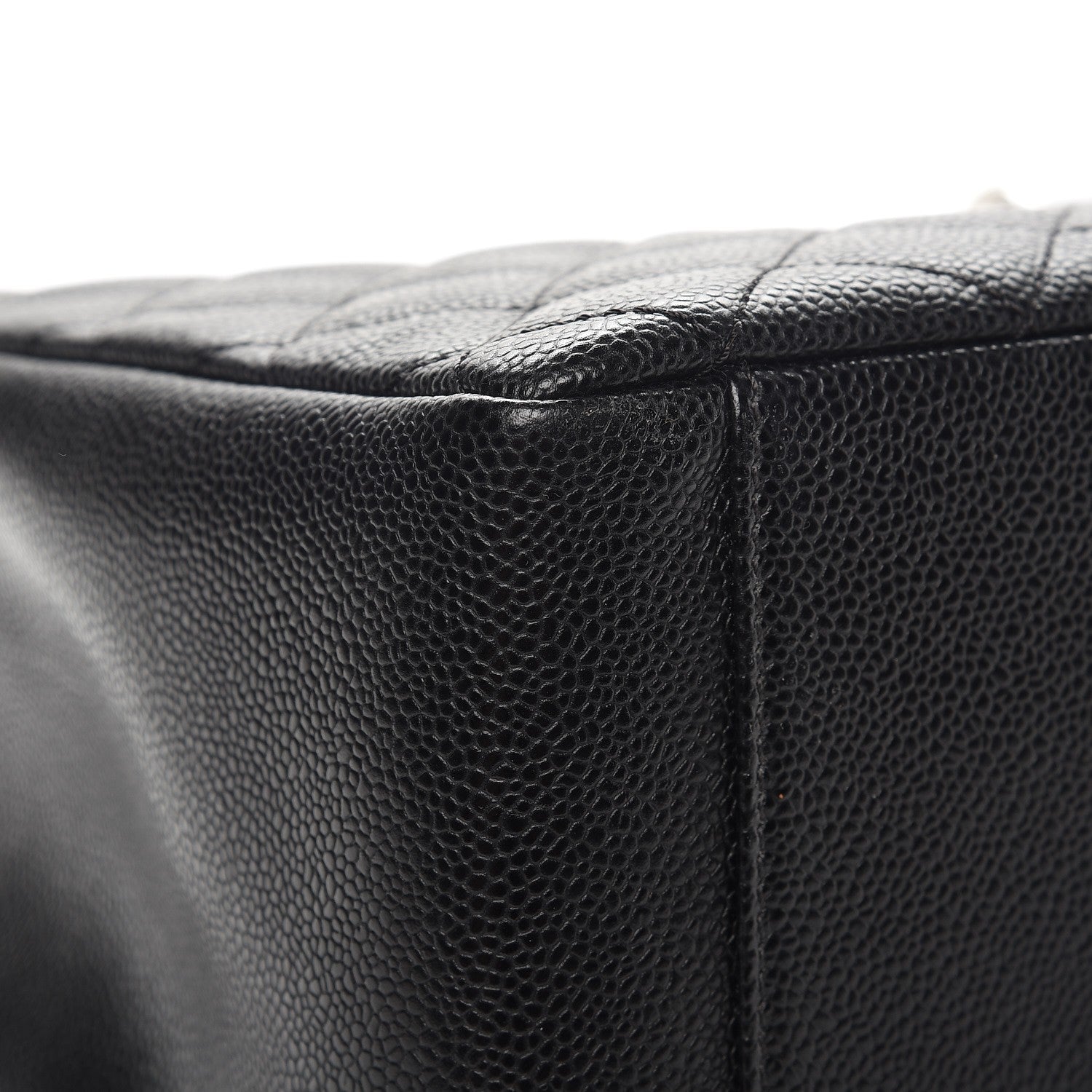 Chanel Caviar Quilted Grand Shopping Tote GST Black 8 of 9