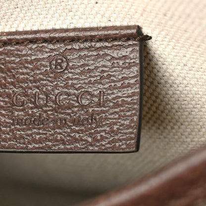 Gucci GG Supreme Monogram Web Medium Neo Vintage Flap Messenger Bag Beige New Acero 6 of 9