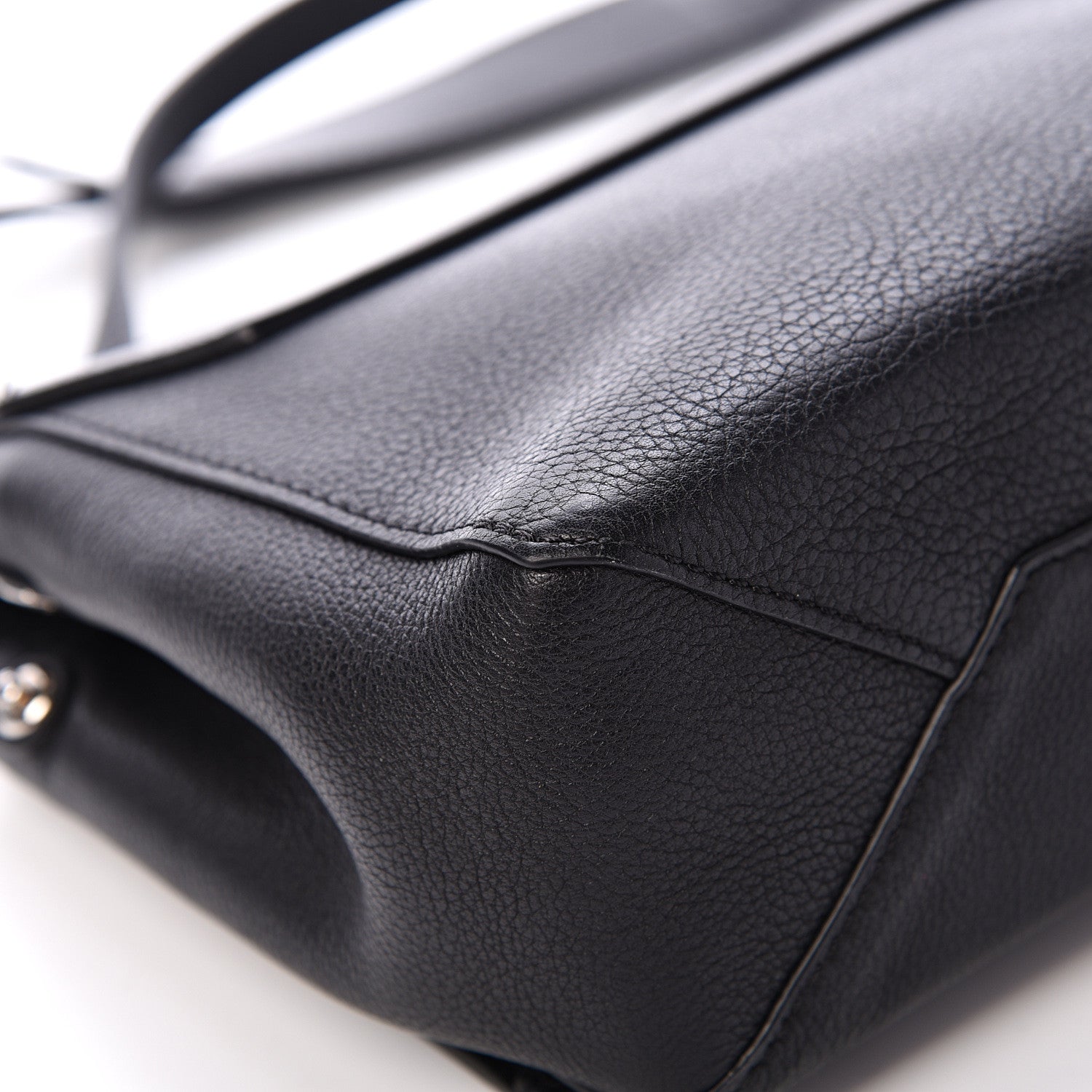 Louis Vuitton Calfskin Lockme II Chain Bag BB Black 12 of 14