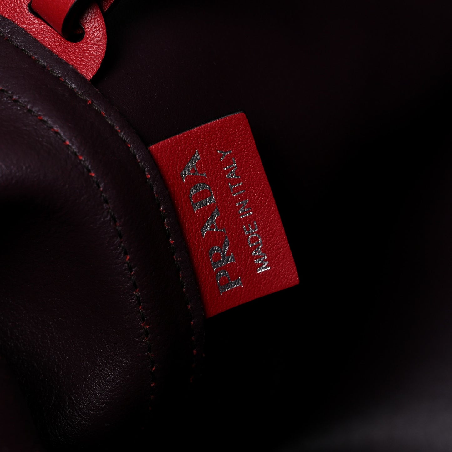 City Calfskin Shopping Tote Red