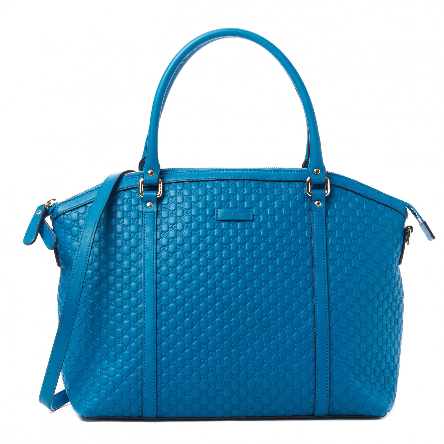 Gucci Soft Microguccissima Dome Satchel Deep Cobalt 1 of 9