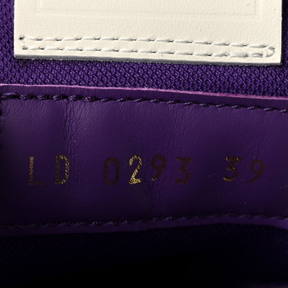 Louis Vuitton Calfskin Womens LV Trainer Sneakers 39 Purple 9 of 10