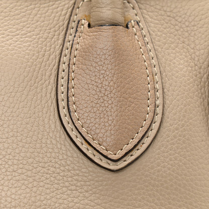 Celine Drummed Calfskin Shoulder Luggage Dune 12 of 17
