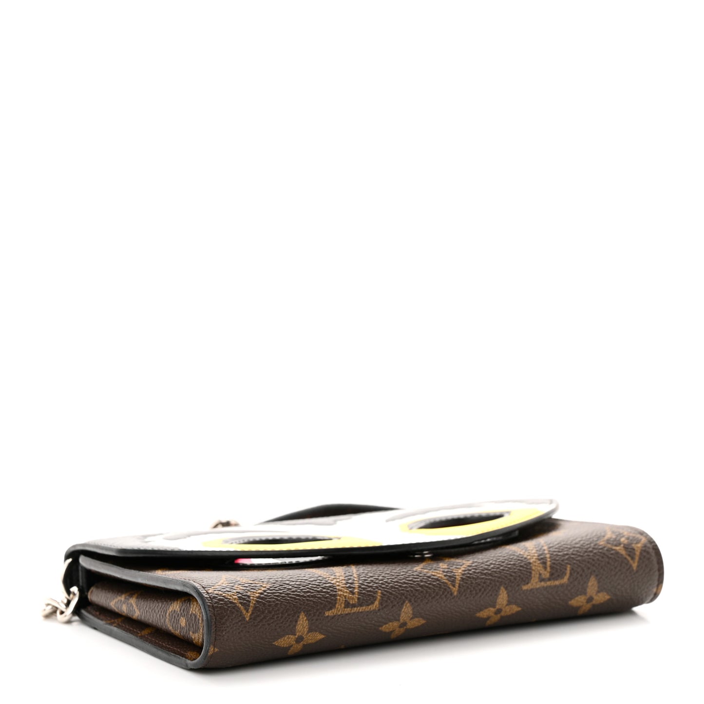 Monogram Kabuki Chain Wallet Black