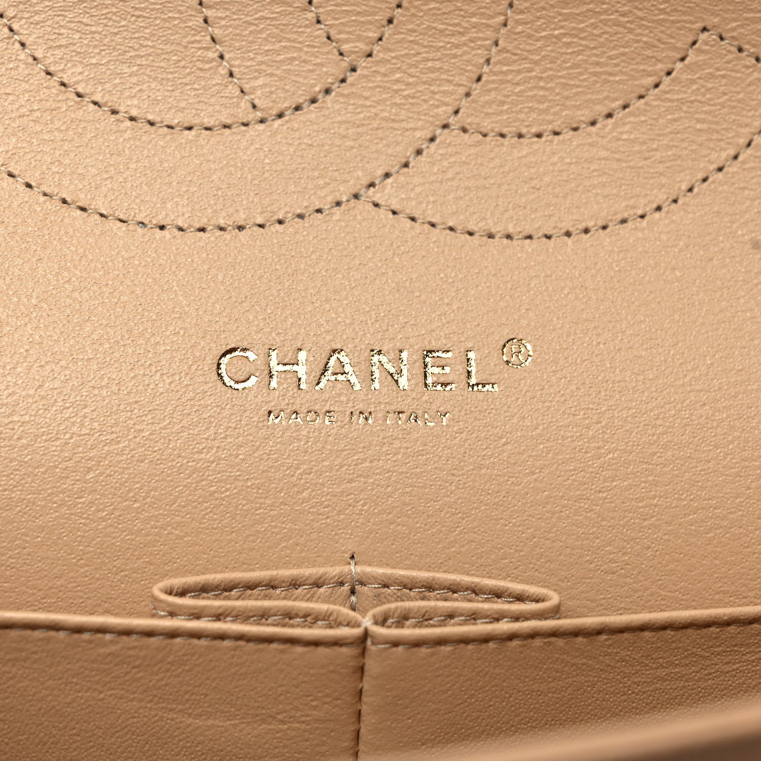 Chanel Caviar Quilted Jumbo Double Flap Beige 9 of 15