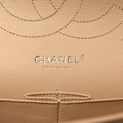 Chanel Caviar Quilted Jumbo Double Flap Beige 9 of 15