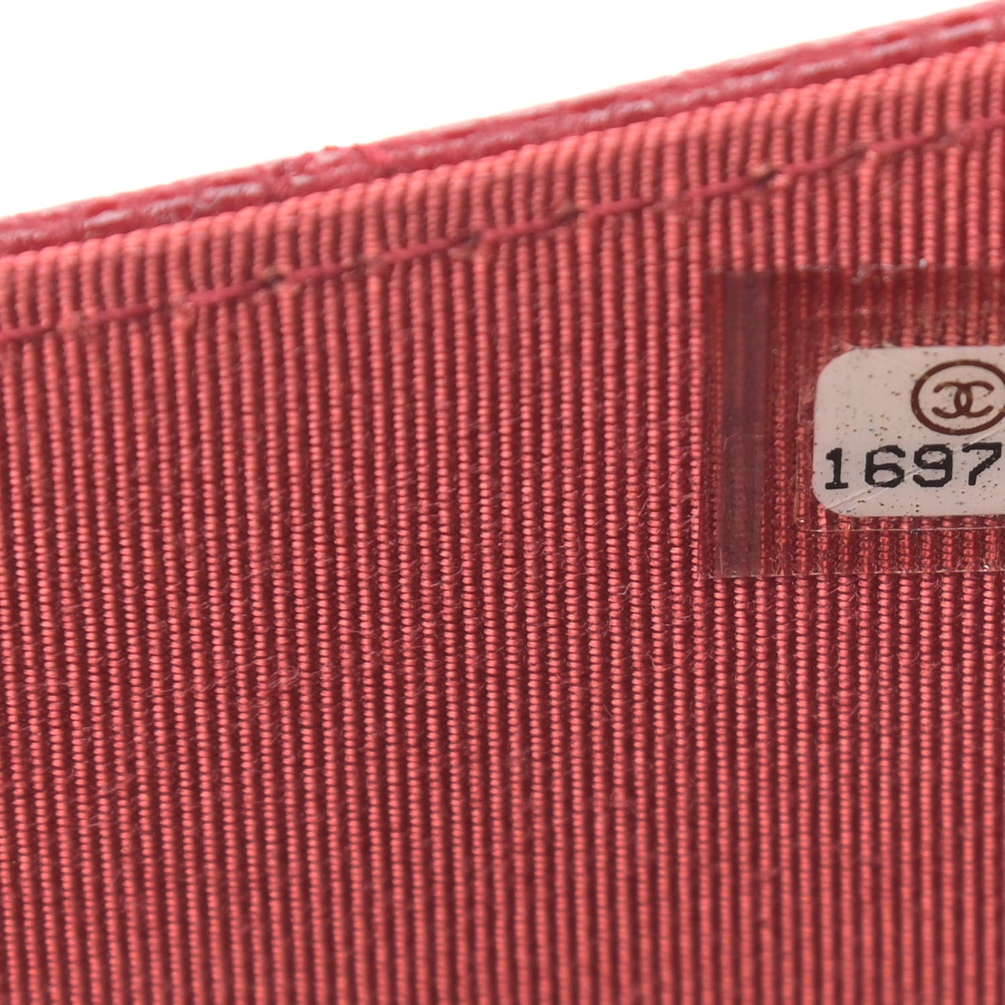 Caviar Quilted Travel Wallet Red