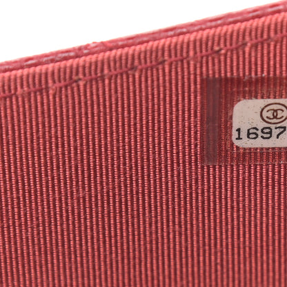 Chanel Caviar Quilted Travel Wallet Red 11 of 13