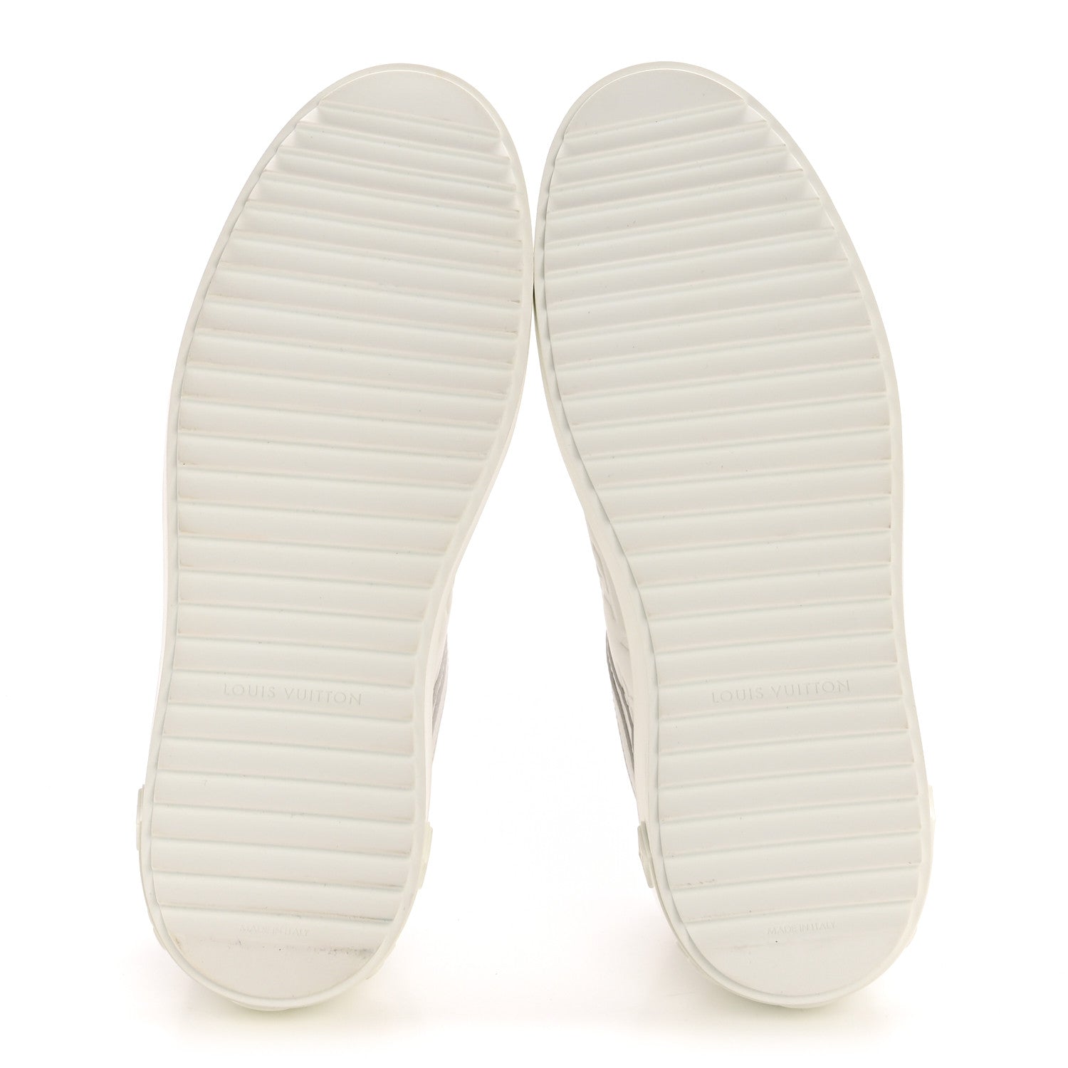 Louis Vuitton Calfskin Embossed Monogram Time Out Sneakers 39 White 6 of 9