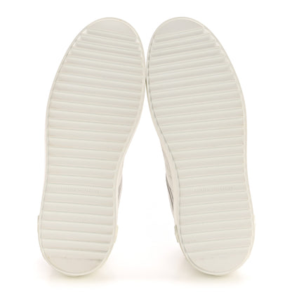 Louis Vuitton Calfskin Embossed Monogram Time Out Sneakers 39 White 6 of 9