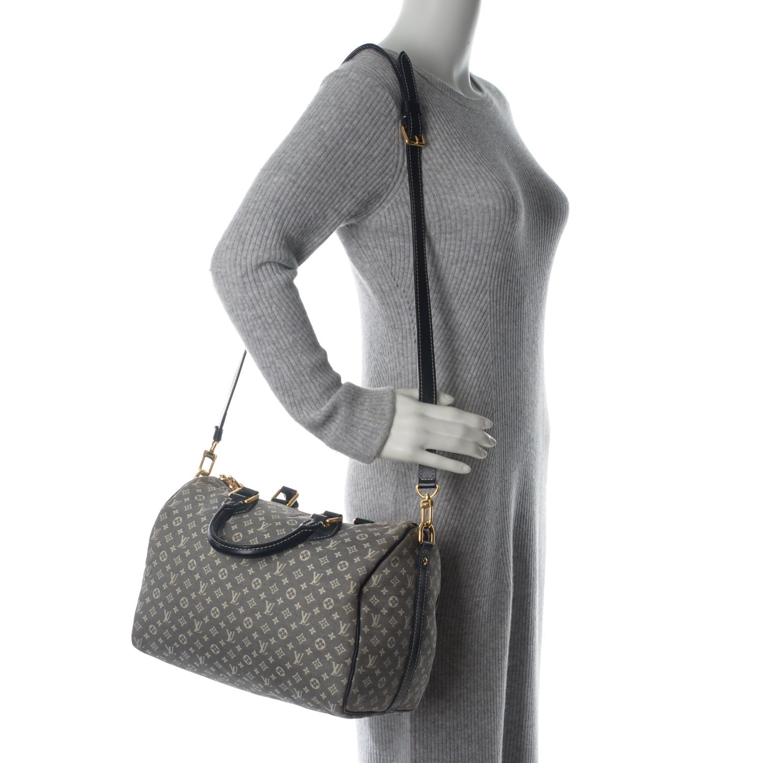 Louis Vuitton Monogram Idylle Speedy Bandouliere 30 Encre 2 of 7
