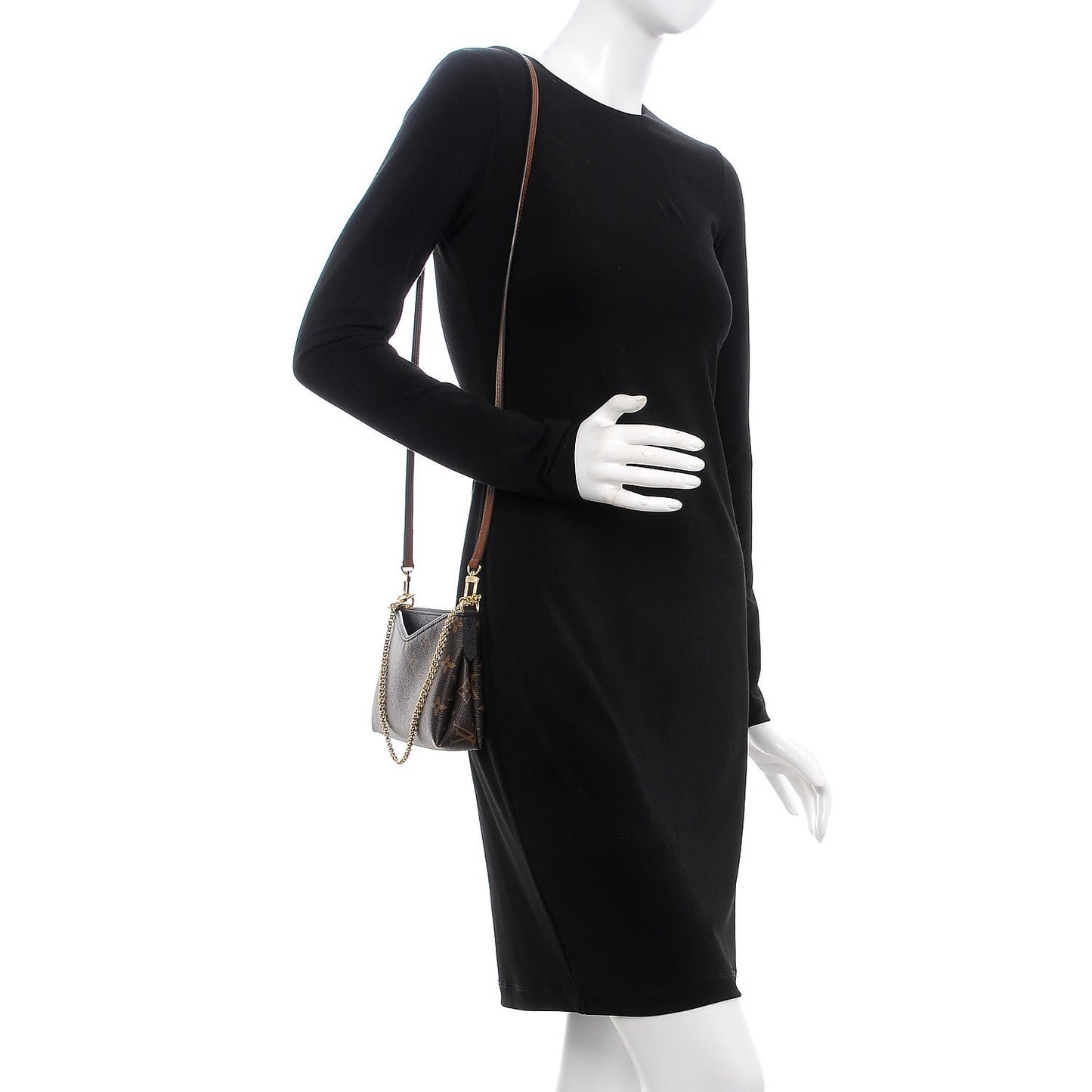 Monogram Pallas Clutch Black