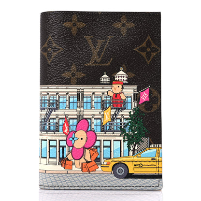 Louis Vuitton Monogram 2022 Christmas Animation New York Soho Passport Cover Yellow 1 of 7