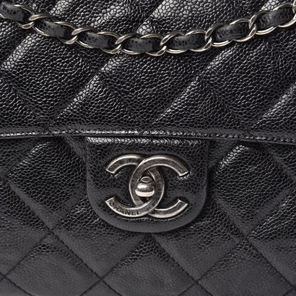 Chanel Crumpled Grained Calfskin Medium CC Crave Flap Black 10 of 17