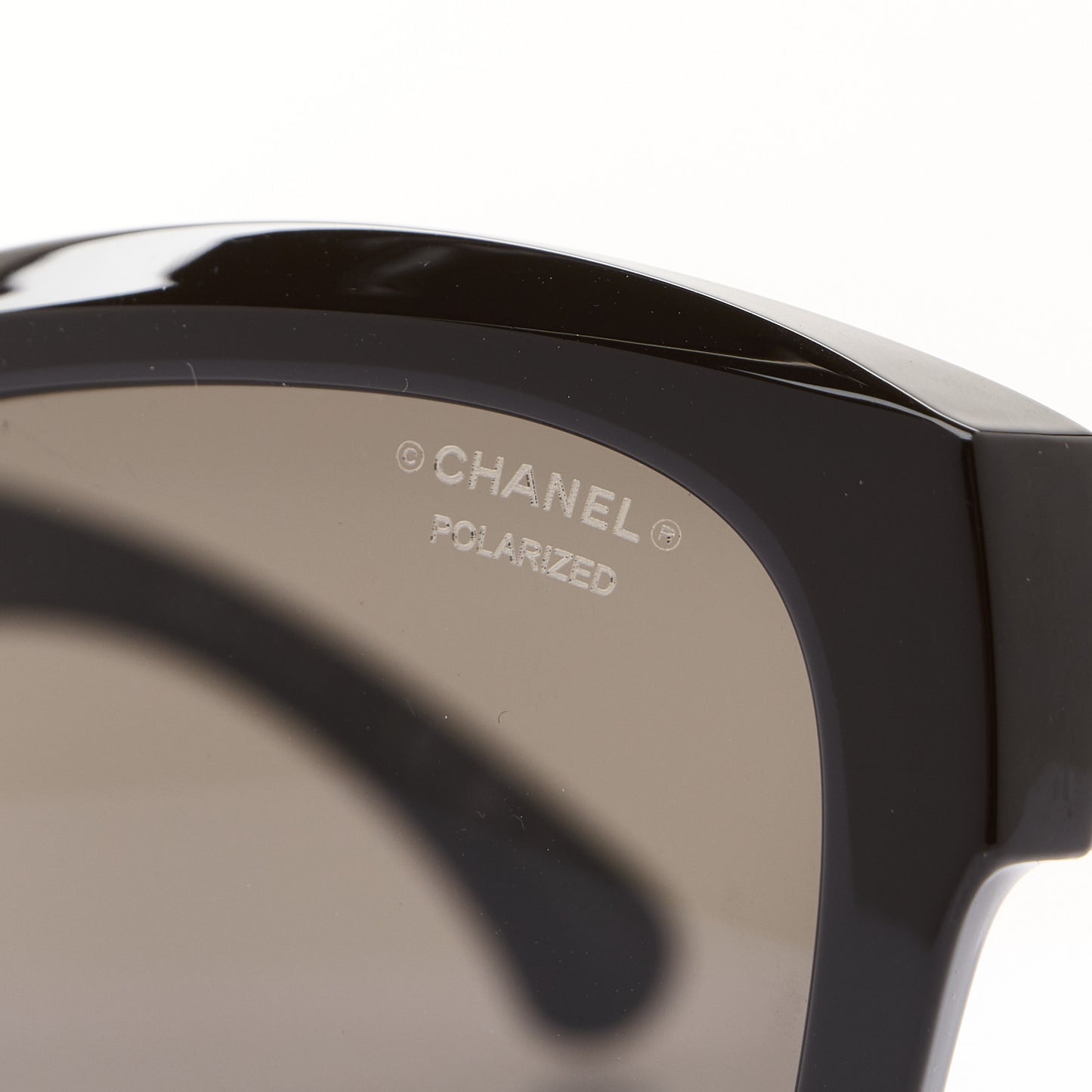 Acetate Metal Square Folding Sunglasses 6055-B Brown
