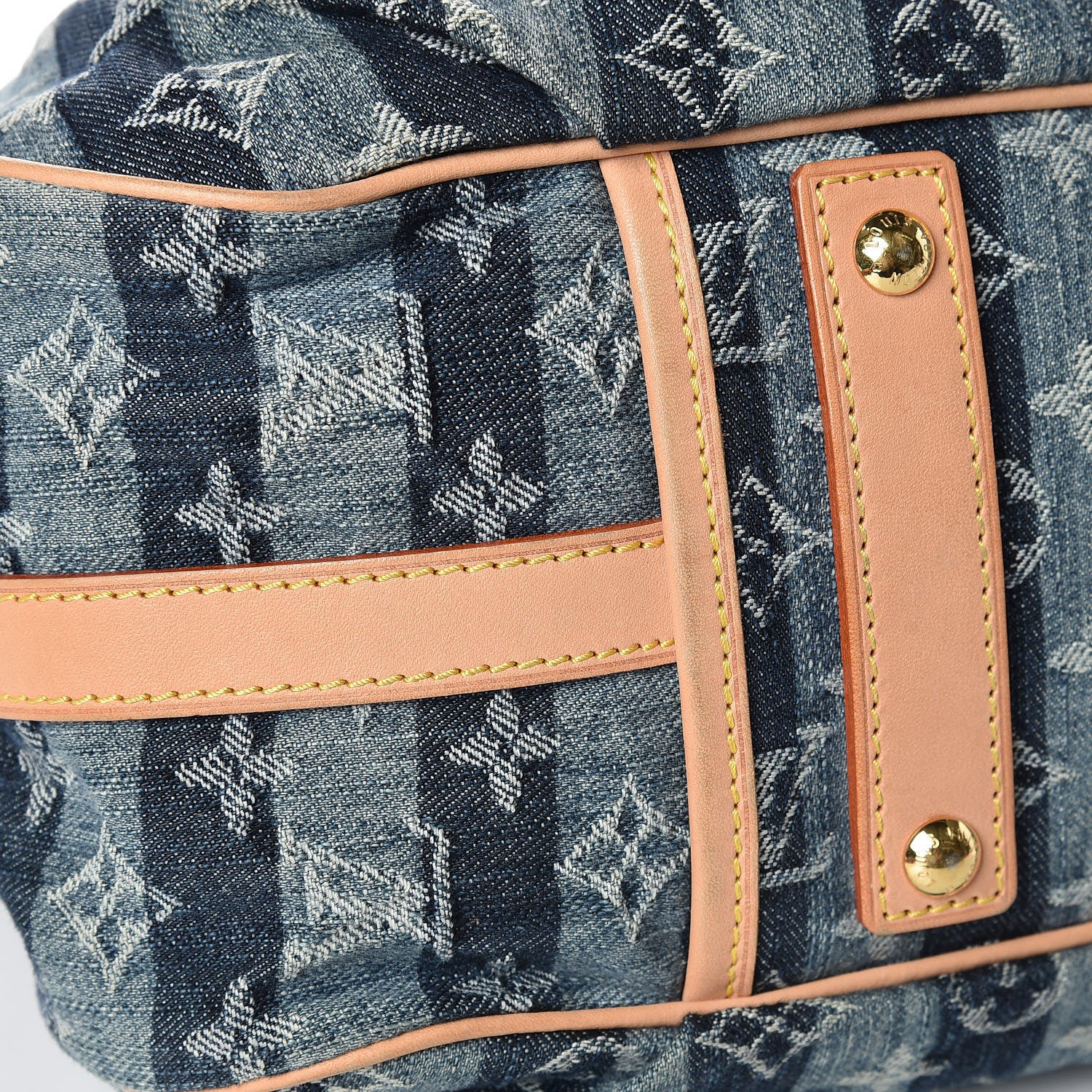 Louis Vuitton Denim Raye Porte Epaule MM 16 of 17