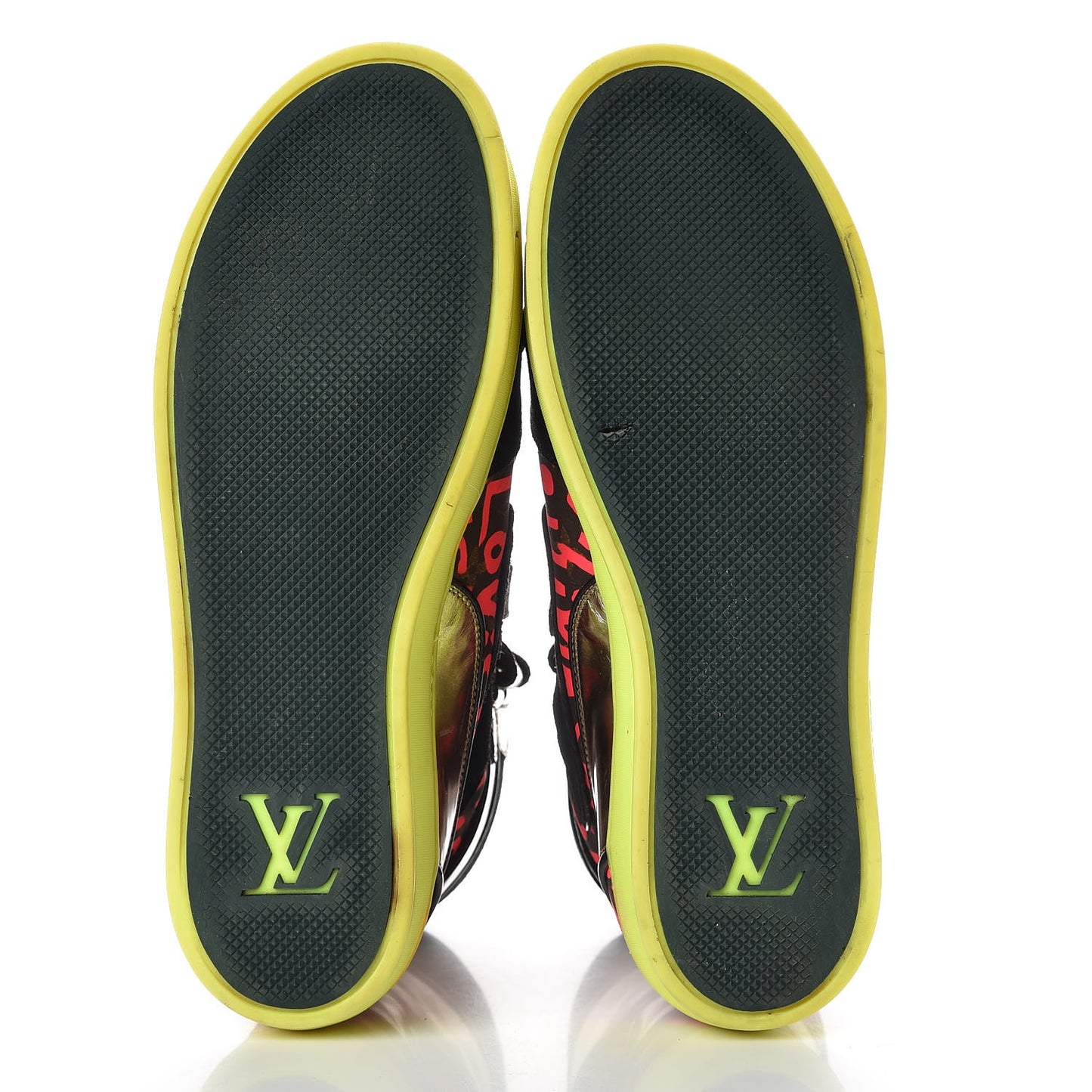 Monogram Graffiti Sneakers 40 Fuchsia