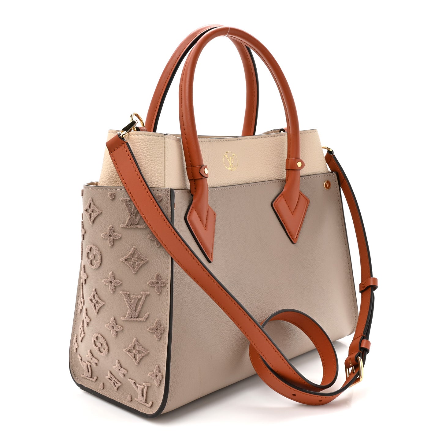 Calfskin Monogram Tufting On My Side Galet