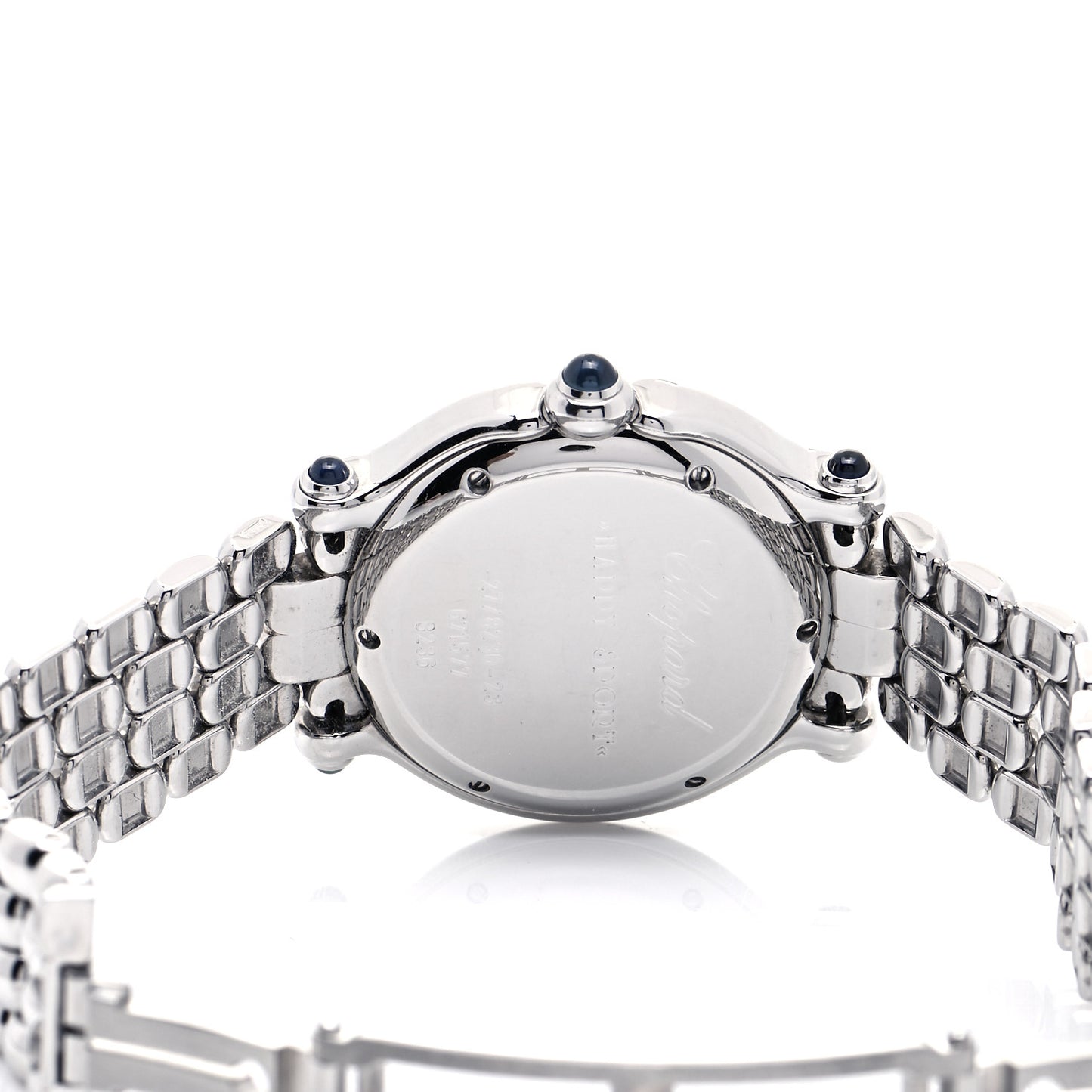 Stainless Steel 7 Diamond 32mm Happy Sport Quartz Watch