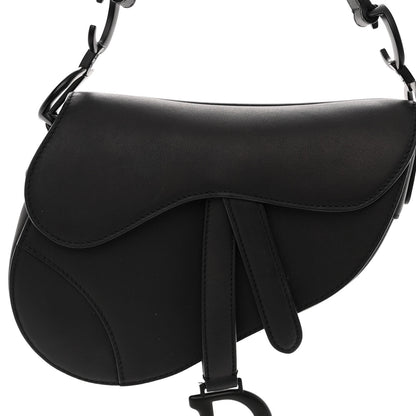 Christian Dior Ultra Matte Calfskin Mini Saddle Bag Black 7 of 9