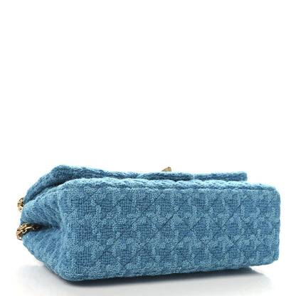 Chanel Wool Tweed Quilted 2.55 Reissue 225 Flap Turquoise 4 of 10