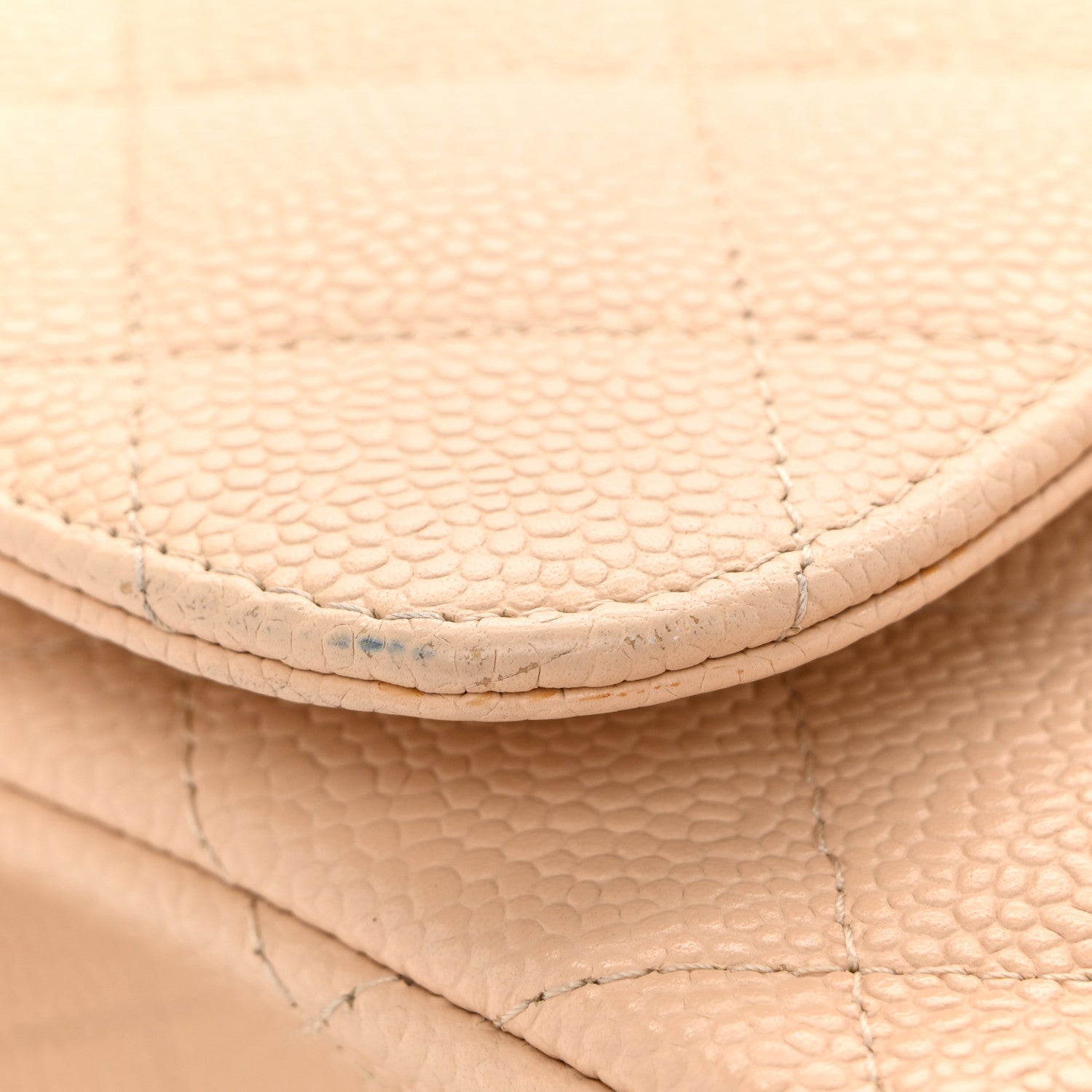 Chanel Caviar Quilted Jumbo Double Flap Beige Clair 16 of 16