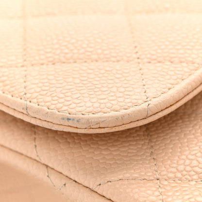 Chanel Caviar Quilted Jumbo Double Flap Beige Clair 16 of 16