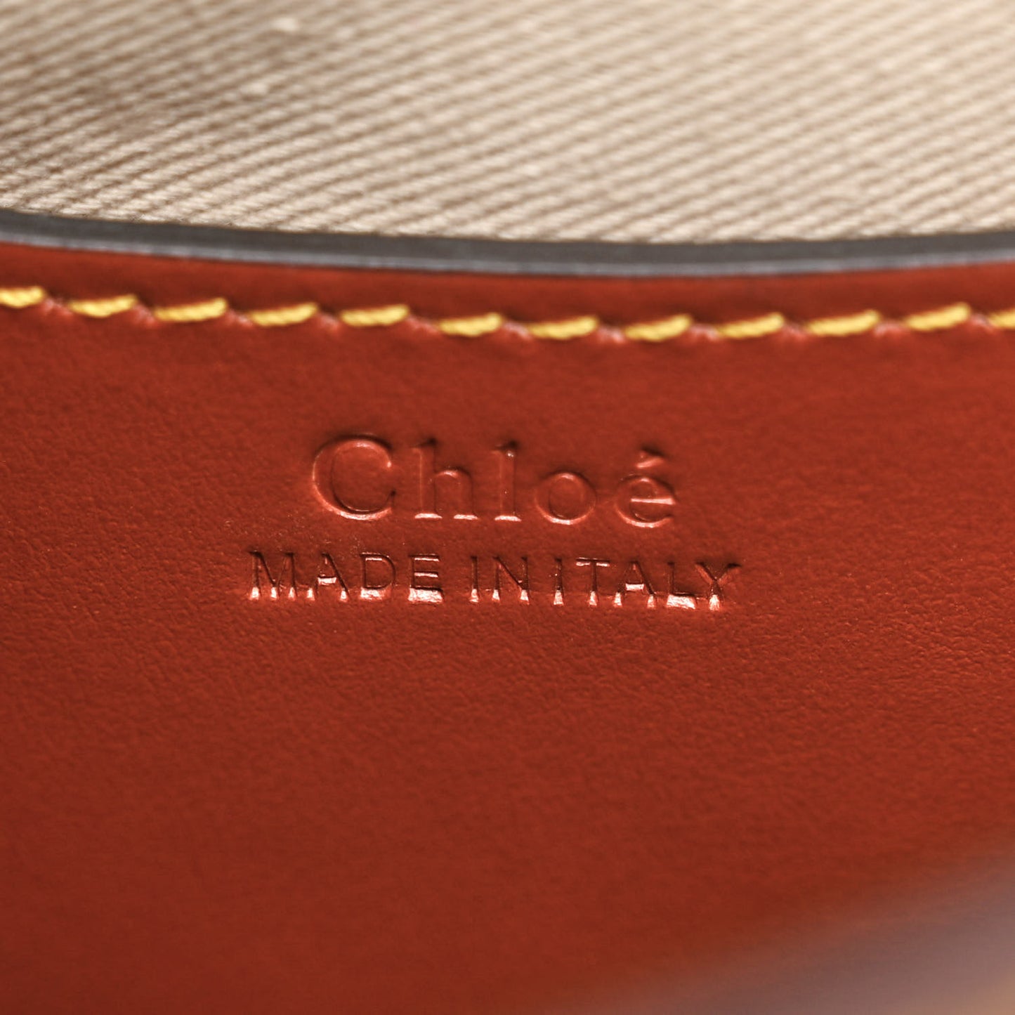 Calfskin Raffia Embroidered Small Tess Bag Sepia Brown