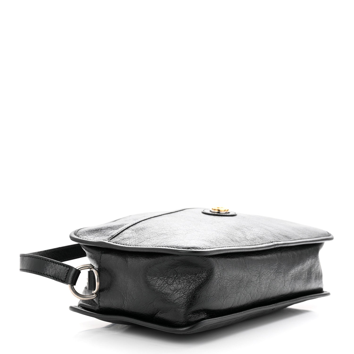 Gucci Fluffy Calfskin Morpheus Shoulder Bag Black 4 of 10
