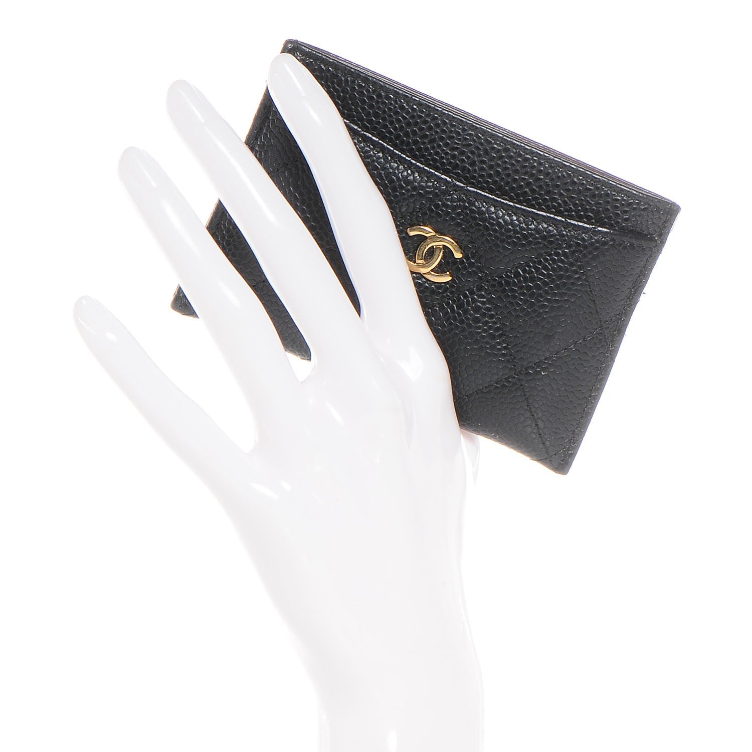 Chanel Caviar Quilted Card Holder Black 2 of 8