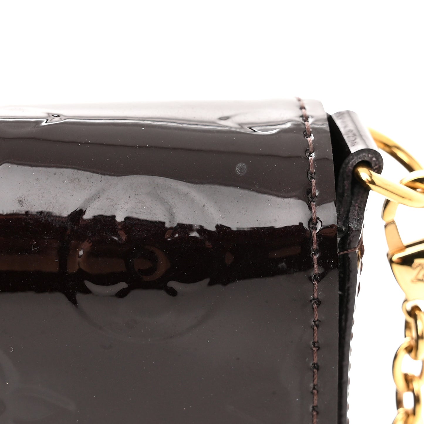 Vernis Pochette Felicie Chain Wallet Amarante
