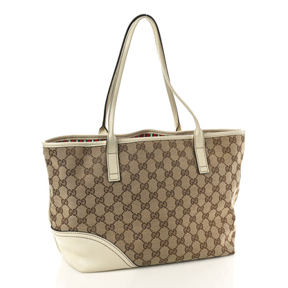 Gucci Monogram Medium New Britt Tote Off White 3 of 11