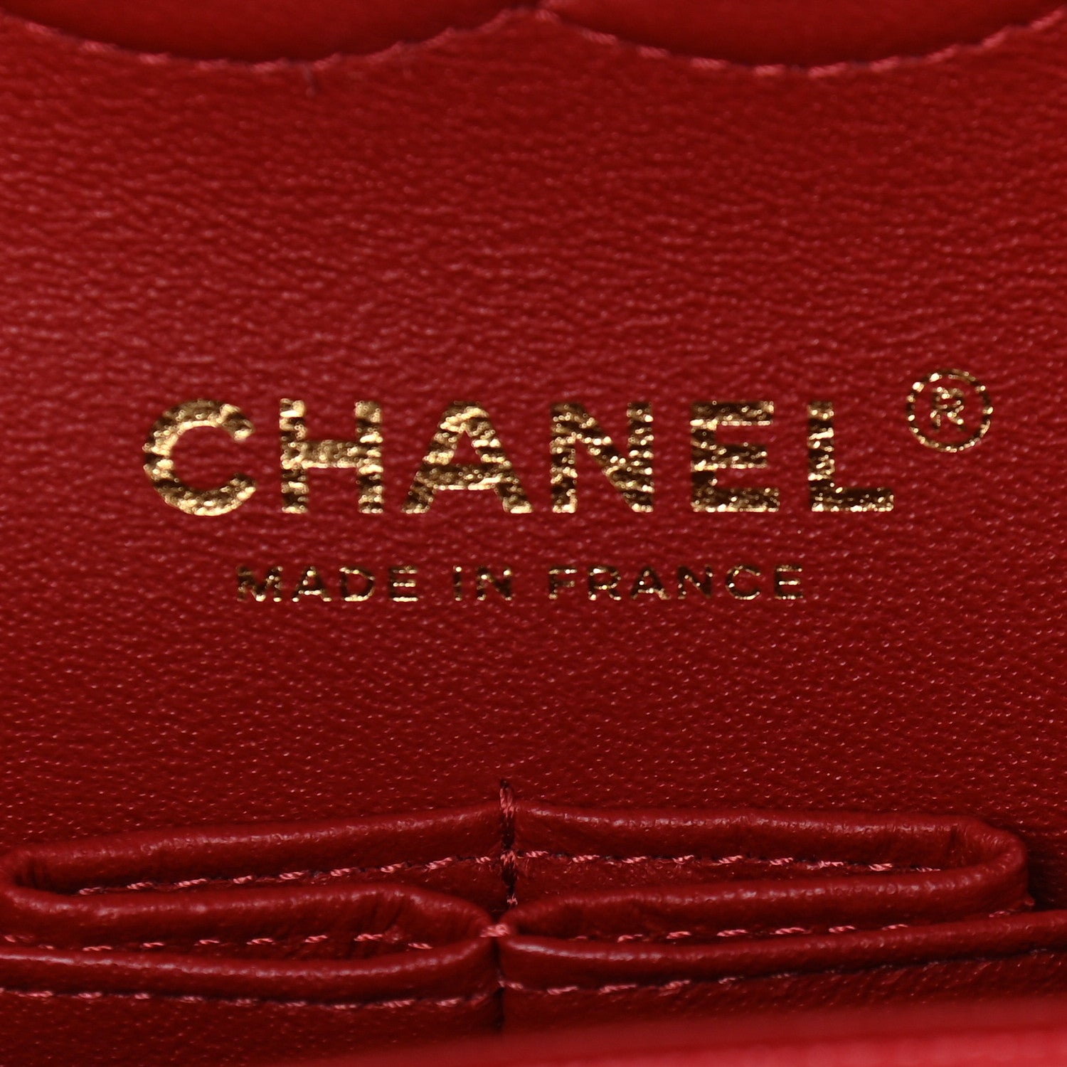 Chanel Caviar Quilted Medium Double Flap Red 6 of 9