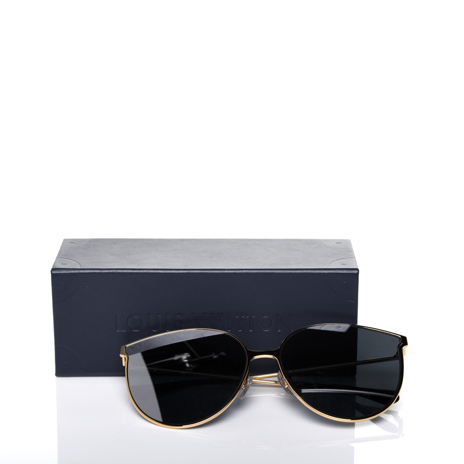 Louis Vuitton I Feel Pretty Sunglasses Z1223E Gold 7 of 7