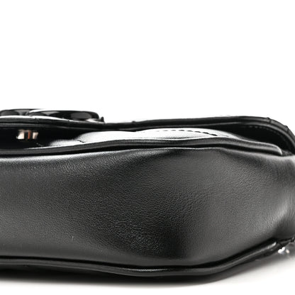 Gucci Calfskin Matelasse Monochrome GG Marmont Chain Belt Bag Black 10 of 10