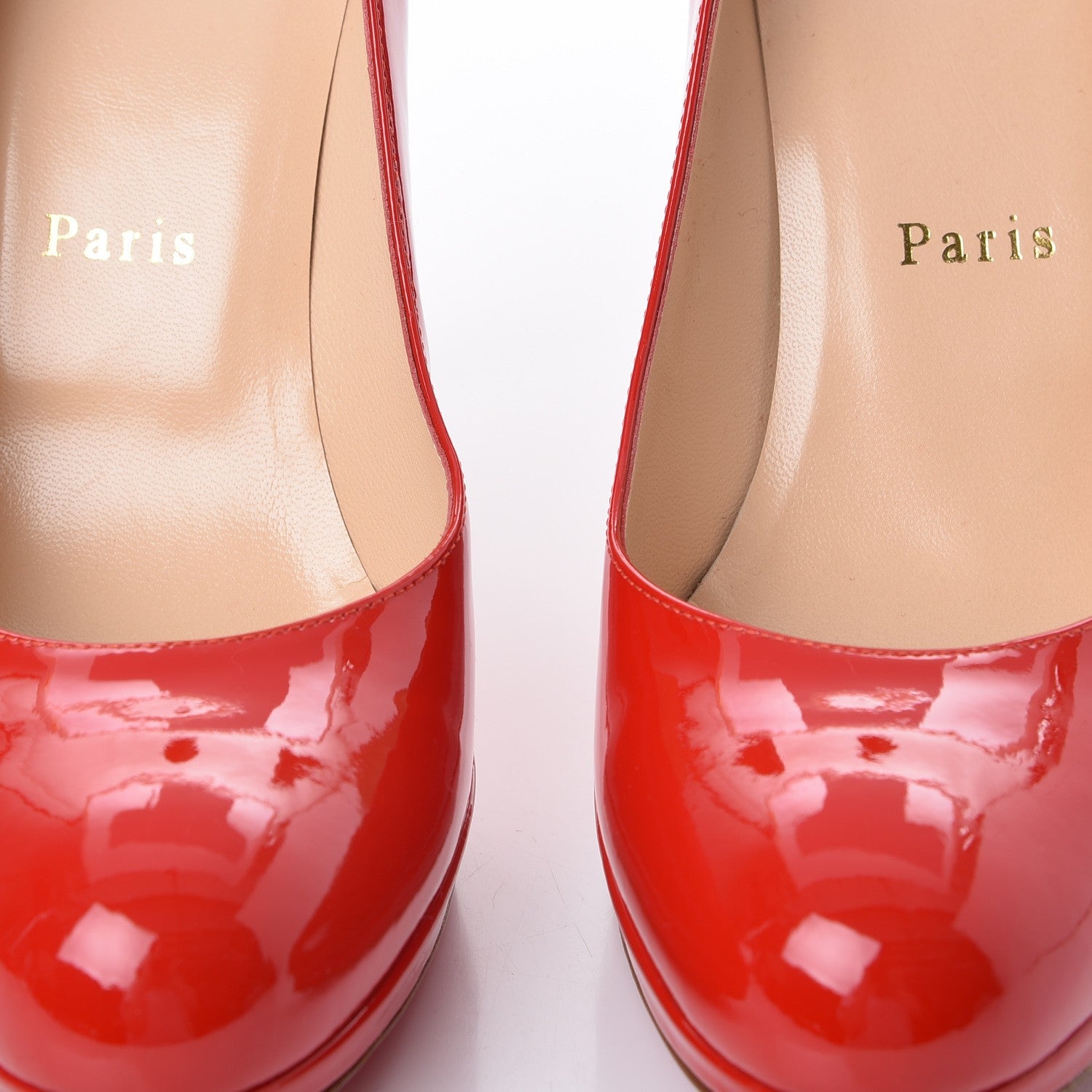 Christian Louboutin Patent New Simple 120 Pumps 38.5 Red 25 of 25