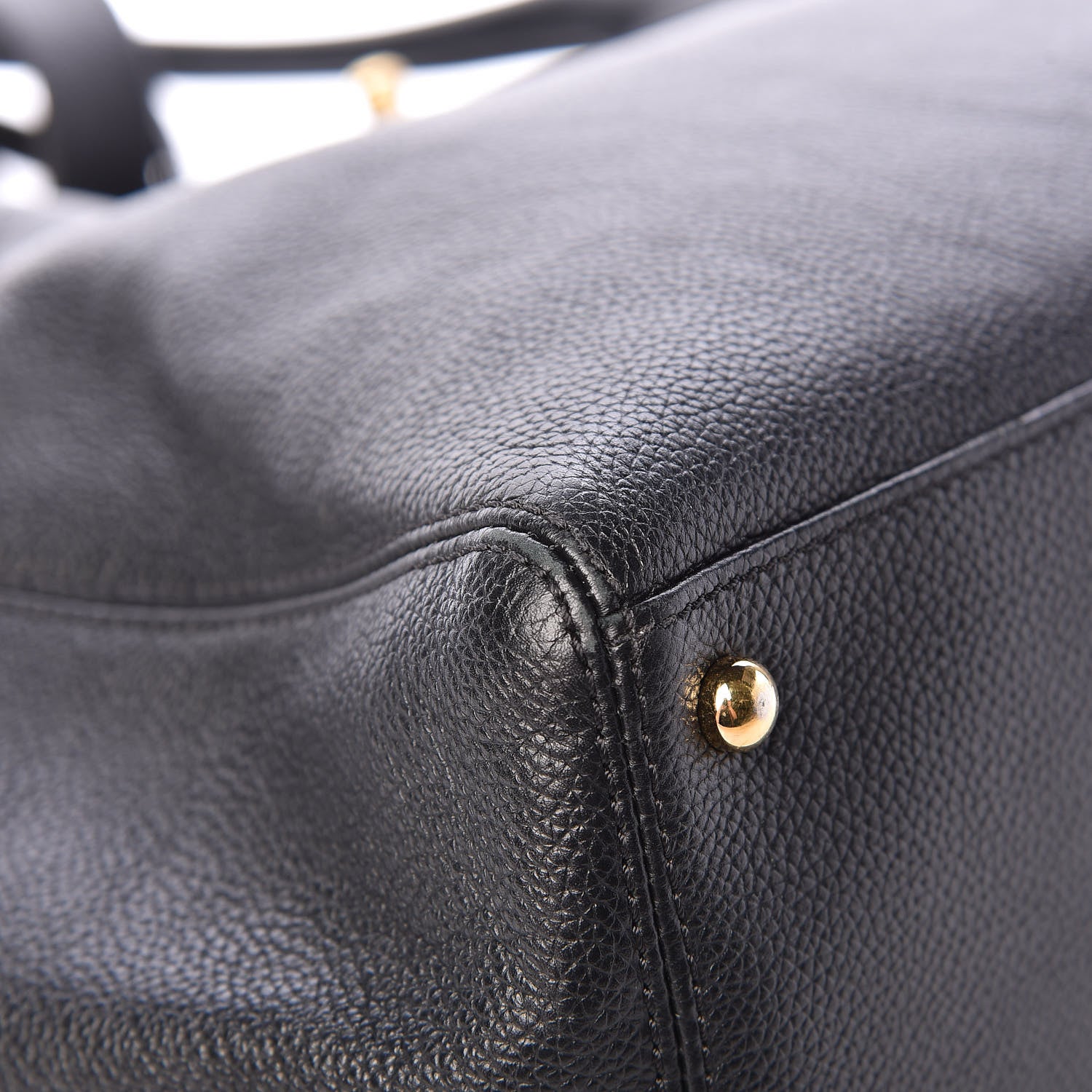 Chanel Calfskin Cerf Shopper Tote Black 9 of 16