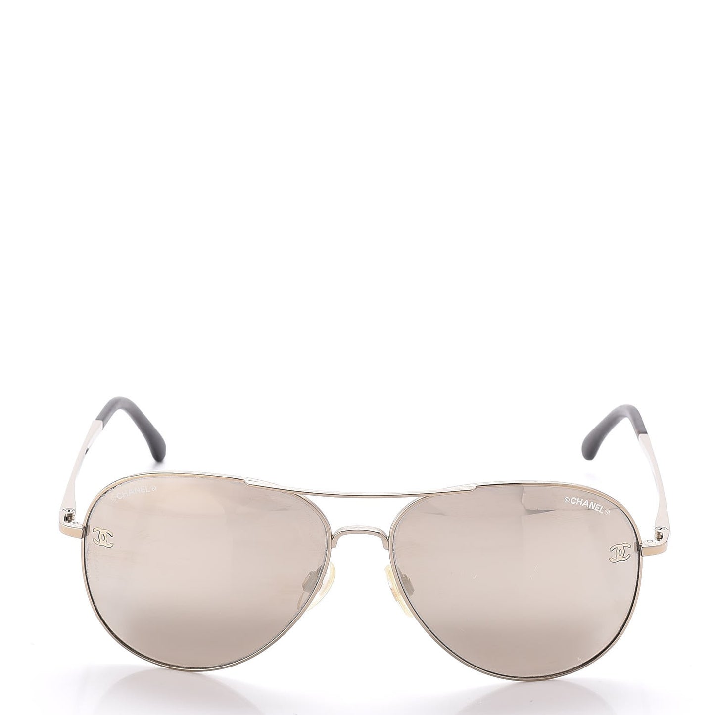 Polarized CC Aviator Sunglasses 4189-T-Q Pale Gold