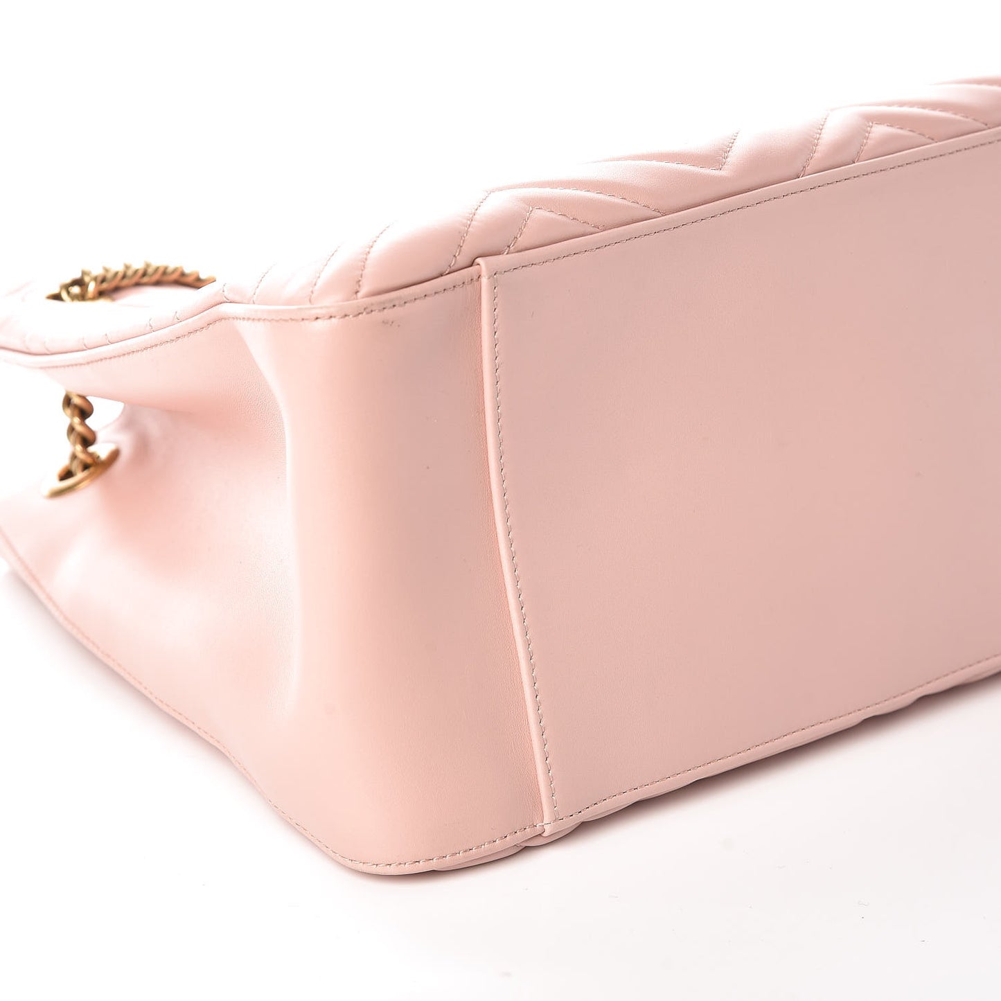 Calfskin Matelasse Medium GG Marmont Shoulder Tote Bag Perfect Pink