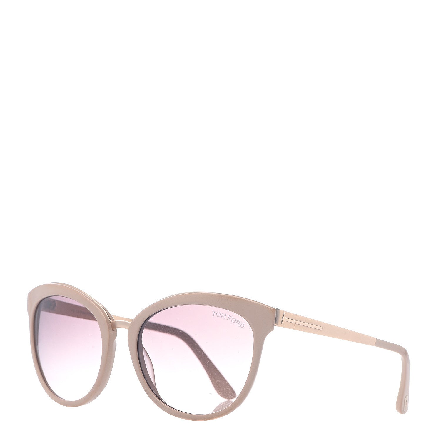 Tom Ford Emma Cat Eye Sunglasses TF461 Beige 1 of 7